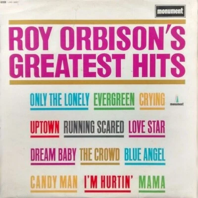 ROY ORBISON Greatest Hits Vinyl Record LP Monument 1967 Mono 1st Rock Pop Music - Image 1 of 4