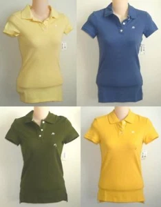 Womens AEROPOSTALE A87 3-Button Placket Polo Shirt NWT #4442 - Picture 1 of 5