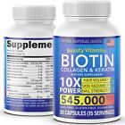 Hair Growth Vitamins - Biotin Collagen Keratin for Men & Women - USA - 120 Caps