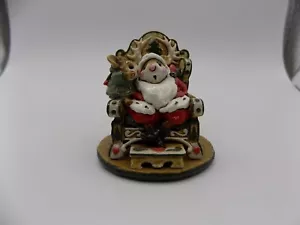 Wee Forest Folk M-203 A Christmas Wish Green Chair 1995 Retired 2007 A Petersen - Imagen 1 de 8