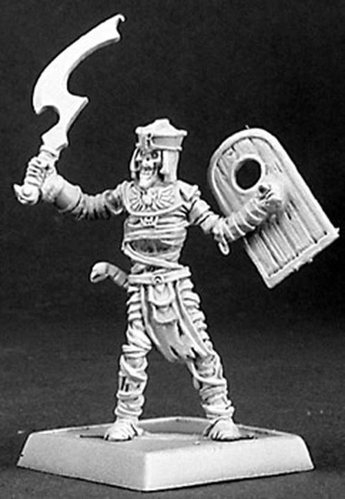 1 x TOMB GUARD NEFSOKAR - DARK LENGENDS REAPER miniature d&d jdr mummy 14370