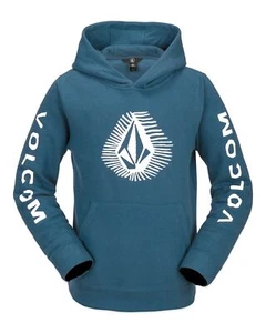 Volcom Youth Essential Hoodie Kid's Sweatshirt, Cobalt, Small - Picture 1 of 3