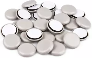 24 PCS Self-Stick Furniture Sliders,1-1/2 Inch Furniture Glides for Carpet,Chair - Picture 1 of 12