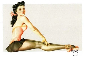 #80 Ilustraciones de 1940 de Vargas Pin-Up Girls 2 tarjetas coleccionables siglo XXI Archi - Imagen 1 de 2