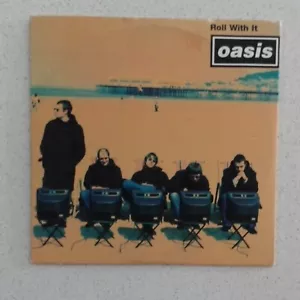 OASIS ROLL WITH IT 1995 AUSTRALIAN SONY 4 TRACK CD - Picture 1 of 2