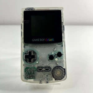 Nintendo Game Boy Color CGB-001 Clear Handheld System Tested And Working VGC - Picture 1 of 7