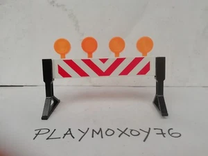PLAYMOBIL. TIENDA PLAYMOXOY76. VALLA SEÑAL DE TRAFICO OBRA CARRETERA. - Picture 1 of 2