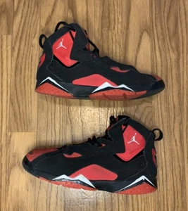 Nike Jordan True Flight Black And Red University CU4935-001 Size 3y - Picture 1 of 7