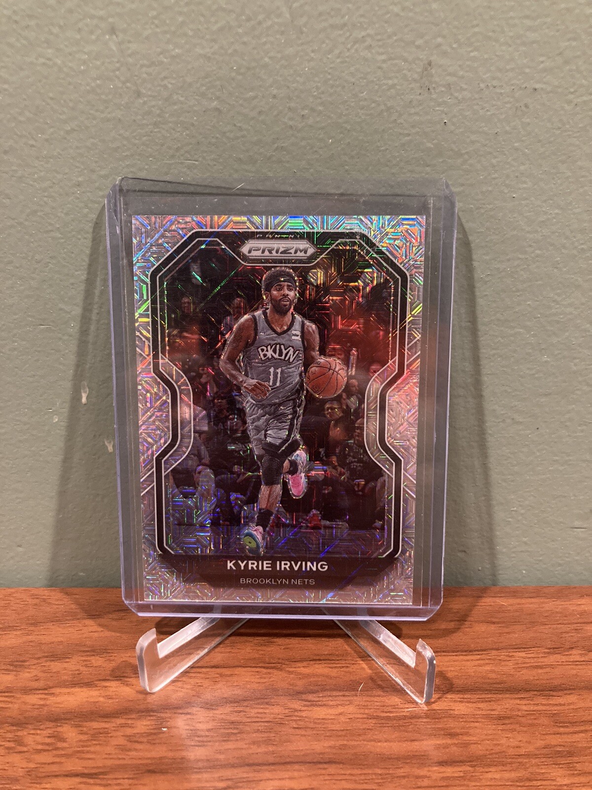 2020-21 Panini Prizm Mojo Prizm #139 Kyrie Irving 8 /25 SP NETS