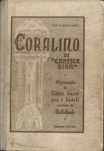Da Bondo - Coralino di "Cantica Sion" Manuale di Canto Sacro - 1959 Carrara - Imagen 1 de 4