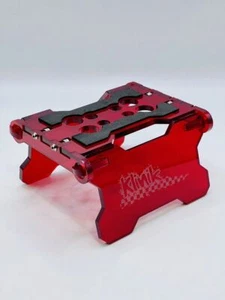 Klinik RC klappbarer RC Auto Ständer für Maßstab 1:18 und 1/10 Autos/LKW rot - Bild 1 von 1