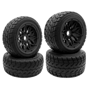 Front Rear On Road Wheel Tires w/ Nylon Rims For 1/5 HPI Rovan KM Baja 5B SS 2.0 - Picture 1 of 27