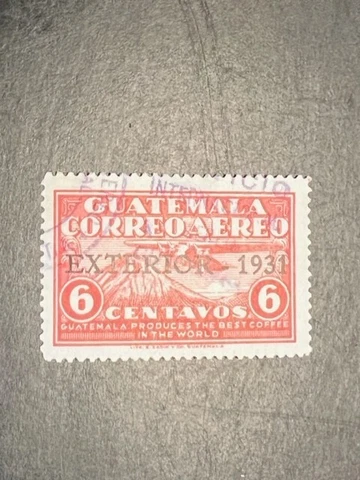 Guatemala stamp C14 used Cover