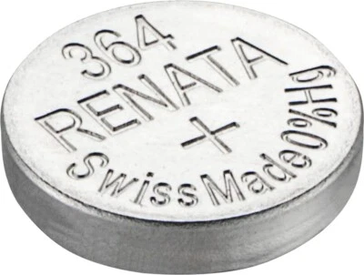 Batteria a bottone RENATA 364 SR621SW SR621 V364 Silver Oxide SR60 #SEME DI OLIO