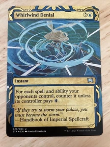 MTG Whirlwind Denial Strixhaven: Mystical Archives #023/063 Foil-Etched U NM/M - Picture 1 of 1