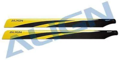 Align 650 Carbon Fiber Blades-Yellow - Image 1 of 4