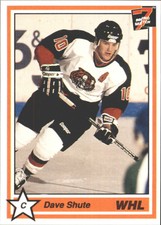 1990-91 7th Inning Sketch WHL #35 Dave Shute