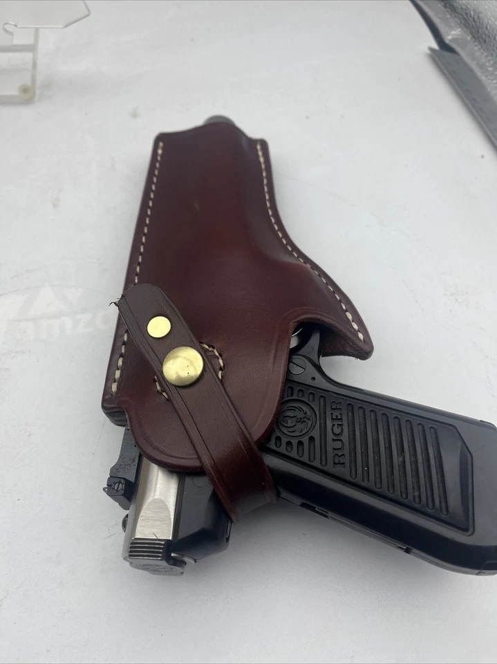 Holster Leather Ruger MKIII /IV Hunter 22/45 Browning Buckmark TripleK 754 4-5/8 - Image 1 of 4