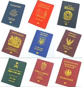 New Original Passport Notebook Imitation Travelling Diary Journal Student Gift - Picture 1 of 46