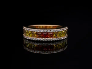 Ring 1,90 ct. Saphire 750 Gold 18 Karat Deta Schmuck - Bild 1 von 7