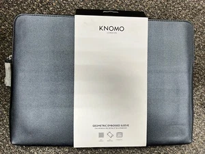 Knomo London Geometric Embossed Sleeve For Macbook Pro Retina 15" & Ultrabooks - Afbeelding 1 van 9