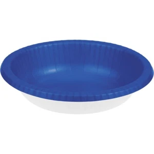 Cobalt Blue Bowl Paper 20oz 20CT - Picture 1 of 1