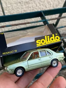 Solido & Renault 18 & Miniature & Car & Toy & Box - Picture 1 of 11