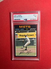 1971 Topps #513 Nolan Ryan New York Mets HOF PSA 7 NM