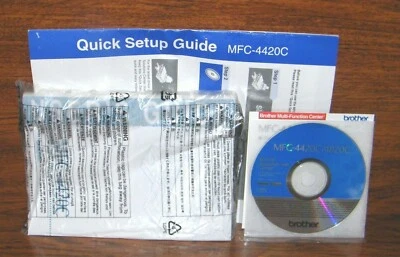 USER'S GUIDE / QUICK SETUP / CD: Brother (MFC-4420C) Multi-Function Printer  - Image 1 of 2