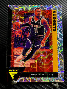 2020-21 Panini Flux #48 Monte Morris SP Velocity Prizm Denver Nuggets