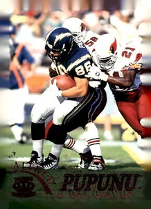1996 Pacific Gridiron #107 Alfred Pupunu Red - Picture 1 of 2