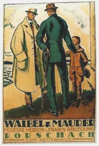 Original vintage poster WAIBEL & MAURER SWISS FASHION c.1915 - Picture 1 of 1