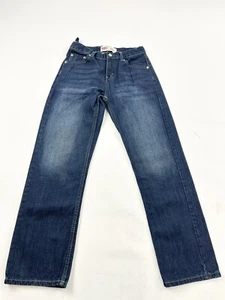 Levi’s 514 Jeans Boys 14 27x27 Blue Dark Wash Levis Straight Leg - Picture 1 of 6
