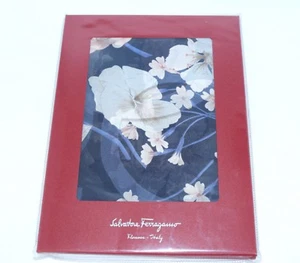 Salvatore Ferragamo Scarf Gancini Floral Silk 160 X 45 CM Flower New Rama - Picture 1 of 8