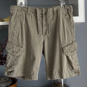 Jet Lag Khaki Organic Sanforized Cargo Shorts Mens Size 42 - Picture 1 of 5