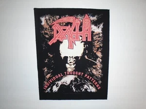 DEATH INDIVIDUAL THOUGHT PATTERNS PRINTED BACK PATCH - Picture 1 of 1