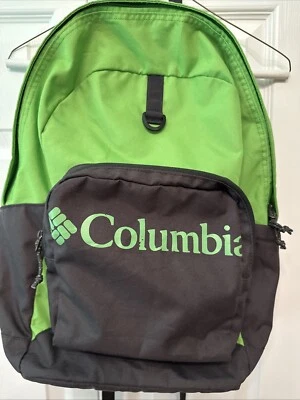 Columbia Mochila Verde Y Gris Viaje, Senderismo, Universidad, Escuela Foto 1 de 4