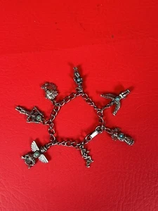 Vintage Southwestern Charm Armband Kunst Türkis Sporn Stiefel Indianer - Bild 1 von 5