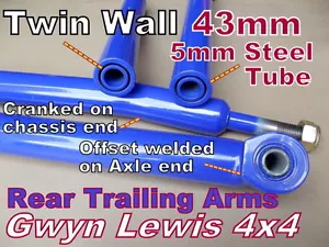 Land Rover Defender Cranked Trailing Arms Rear Castor Correction NTC8328 - Picture 1 of 12