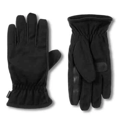 Isotoner Gloves women's Lined Water Repellent SmartDri ecoComfort Black size 1/M - Image 1 of 4