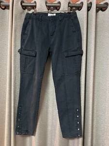 Womens COUNTRY ROAD Grey/Blue Cargo Pants - Size 10 (T17) - Picture 1 of 3