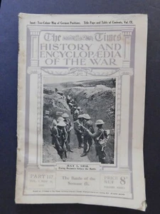 The Times (Londra) "Storia ed Enciclopedia della Guerra" Pt. 117 14 novembre 1916 40p - Foto 1 di 7