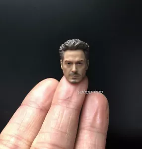 1/12 SCALE Iron Man Tony Stark Head Sculpt For 6" TBLeague TM01 TM02 Compatible - Picture 1 of 2
