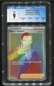 Boss's Orders - SWSH Rebel Clash 200/192 - Hyper Rare CGC 9 - Picture 1 of 2