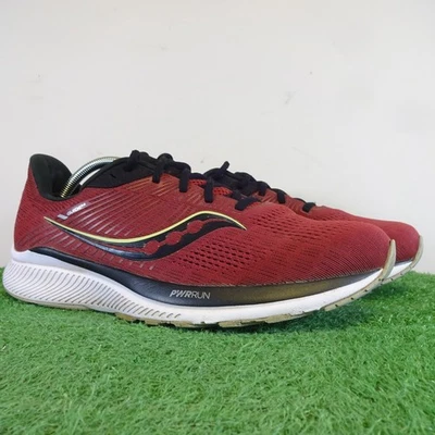 Saucony Turnschuhe Herren Größe 9,5 rot Guide 14 sportlich Gehen Fitness Laufschuhe - Bild 1 von 4