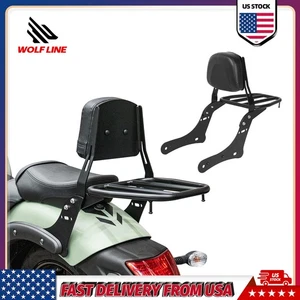 Portaequipajes WOLFLINE para Kawasaki Vulcan S 650 VN respaldo de pasajero Lazyback - Imagen 1 de 17