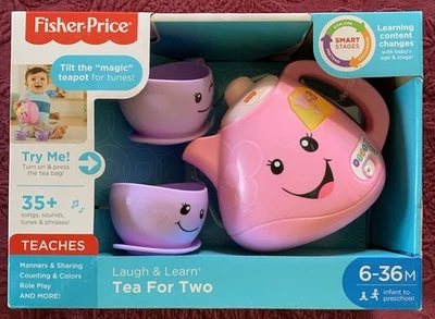 Juego de servir juguete Fisher Price Tea for Two Laugh and Learn. Canciones y sonidos 6-36 mos Foto 1 de 4