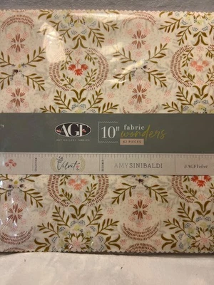 Art Gallery Fabrics - “”Velvet” by Amy Sinibaldi - 10” Squares - Image 1 of 4