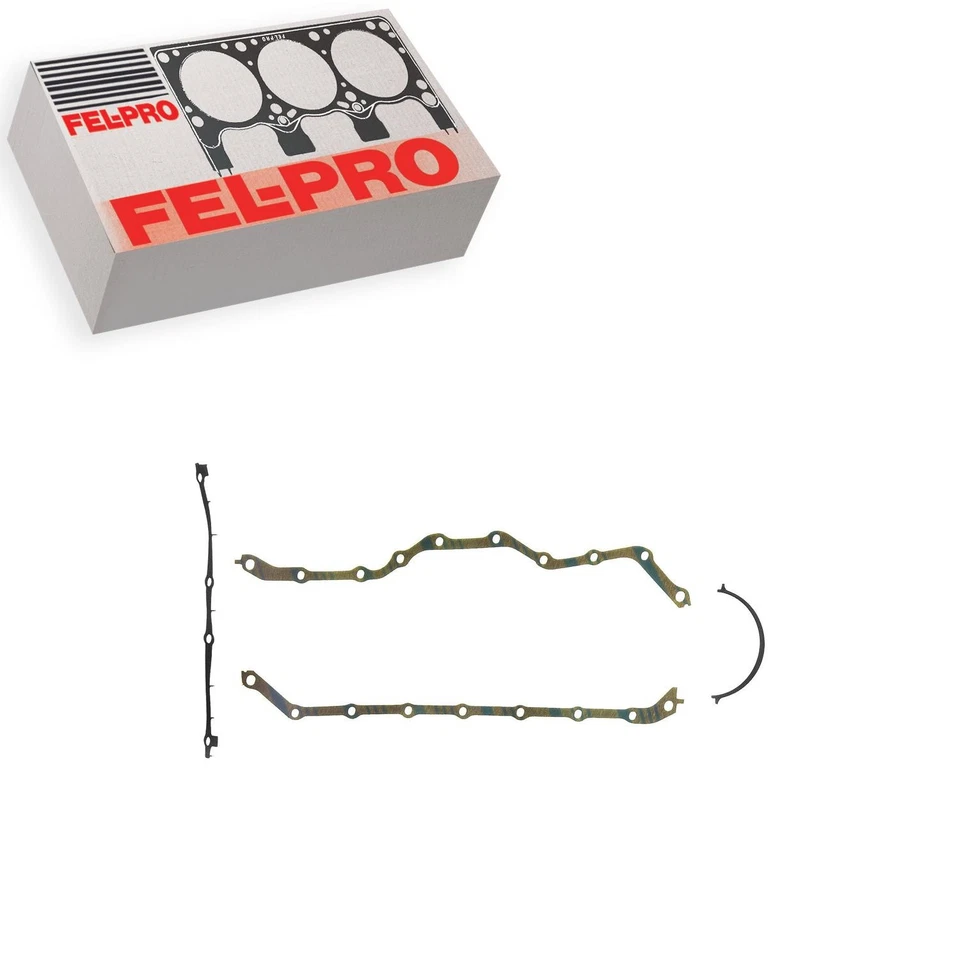 Juego de juntas de cárter de aceite de motor Fel-Pro para Jeep Wrangler 1987-1991 2,5 L L L4 Foto 1 de 1