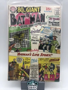 Batman 80-Page Giant #5 (1965) Silver Anniversary DC Comics Batman Life Story! - Picture 1 of 1